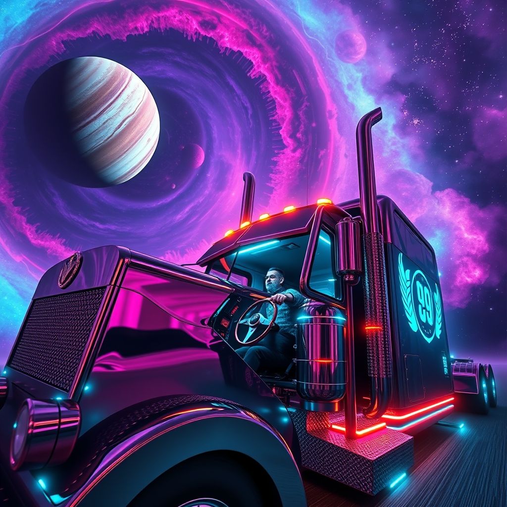 Cinematic Illustration - Cosmic Surrealism